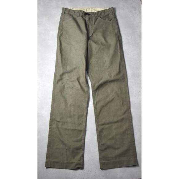 N. Hoolywood standard Khaki Green slacks pants 28958 - 847 50 - Size 29/30 S-M - Picture 11 of 11